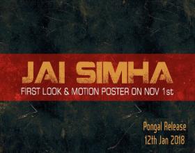 Jai Simha first look and release date