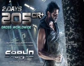 Saaho Worldwide Collections- 205 crores in two days 
