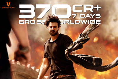 370 Crores Collection in 7 Days By Saaho