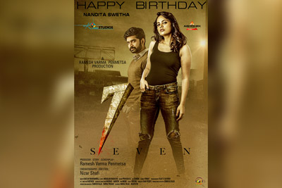 7 Seven Movie Team Wishing Nanditha Swetha Happy Birthday