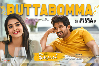 Butta Bomma Song Teaser Released From Vaikuntapuramulo