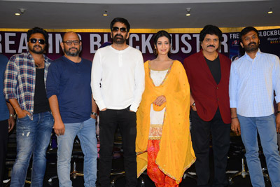 Disco Raja Movie Team Success Meet Event