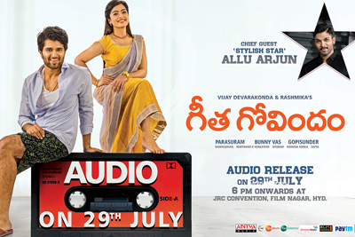 Geetha Govindham Audio Launch on 29th July