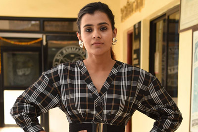 Hebah Patel at 24 Kisses Movie Team Interview With Press