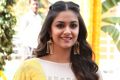Keerthy Suresh At her new movie opening