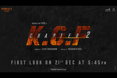 KGF Chapter 2 Title Posters
