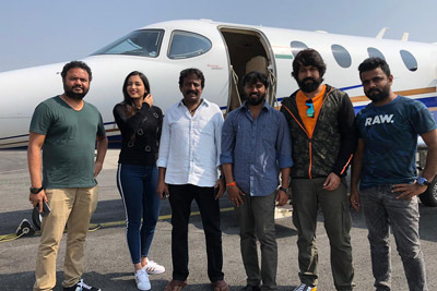 KGF Team at Tirupathi Airport