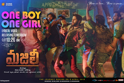 One Boy One Girl Song From Majili Releasing Tomorrow