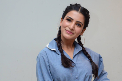 Samantha Akkineni at Oh Baby Movie Team Interview With Press