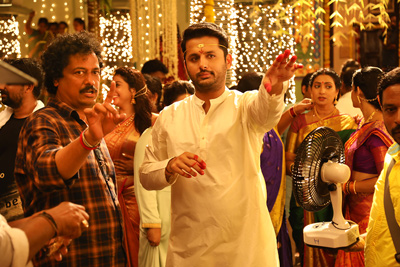 Srinivasa Kalayanam Movie Working Stills