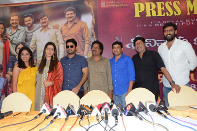 Srinivasa Kalyanam Movie Team Pressmeet In Vijayawada