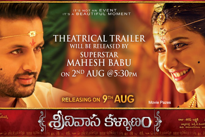 Srinivasa Kalyanam Movie Trailer Releasing Tomorrow