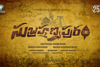 Subrahmanyapuram Movie Title Poster