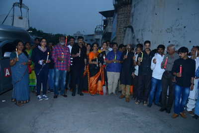 Telugu Film Industry Candle Walk For Disha