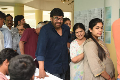Tollywood Celebrities Casted There Vote Successfully