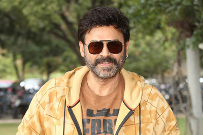 Venkatesh Stills at Interview About Venky Mama