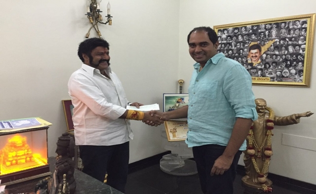 krish has donated the National award prize money to Basavataarakam Indo American hospital